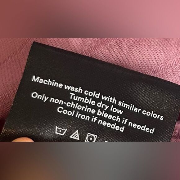 Summersalt S Cotton Swing Tiered Mini Dress Plum Cottagecore Bohemian Oversized - Picture 9 of 9